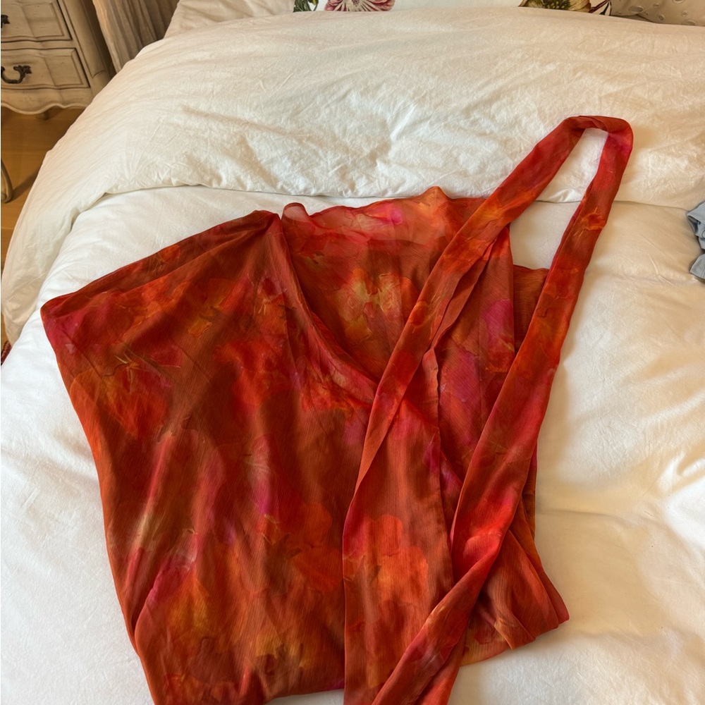 Peppermayo Red and Orange Dress